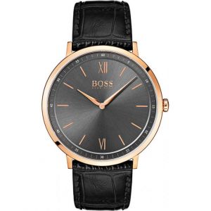 Image de Hugo Boss Montre 1513649 - Montre Cuir Noir Homme