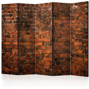 Artgeist Paravent 5 Volets "Old Brick Wall" 172x225cm