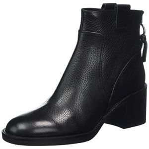 Geox Bottines unies avec fermetureà l'arrière et talon bottier Noir - Taille 41