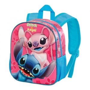 Sac à dos 3D Petit - Disney Lilo et Stitch Match - Rose