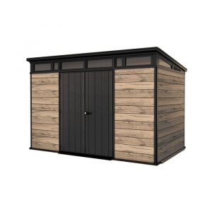 Keter Abri de jardin Signature 117 - Aspect bois - 7,4m