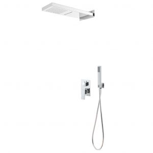 VidaXL TRIOMPHE, Système de douche Acier inoxydable 201 Argenté