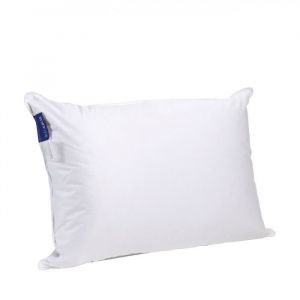 Bleu Câlin Oreiller Duvet de Canard 90% - Enveloppe percale de coton 101 fils/cm² - 50x70cm