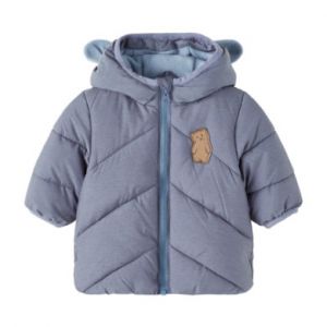 Image de name it Parka matelass&eacute;e &agrave; capuche Bleu - Taille 6 Mois