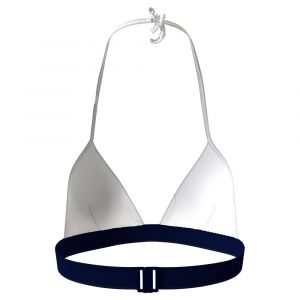 Image de Tommy Hilfiger Triangle Fixed Haut de Bikini, Blanc, L Femme