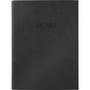 Sigel Chemise pour menu 'MENU', A5, noir