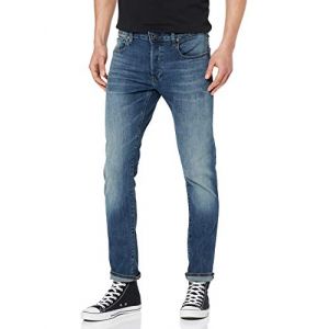 G-Star Raw Jean 3301 slim stretch délavé Bleu