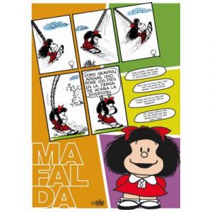 Clementoni 500 pi&egrave;ces, Dessin anim&eacute;, Comic Strip Mafalda-fabriqu&eacute; en Italie, Puzzle Adulte, 35105, Multicolore