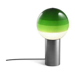 Image de Lampe de bureau en métal et verre soufflé vert et gris Dipping - Marset