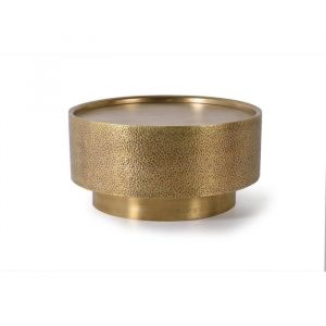 Decoration D ’ Autrefois - Table en aluminium et bronze doré