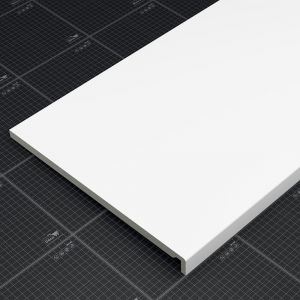 Appui de fen&ecirc;tre PVC l. 40 cm x &eacute;p. 16 mm - Blanc - 120 cm