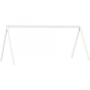 VidaXL Toit de lit pour enfants blanc 199x95,5x88cm bois de pin massif