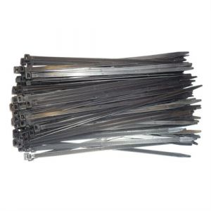 Oc-Pro Attache cables rilsan 280 x 7.6 noirs - 100 colliers plastiques