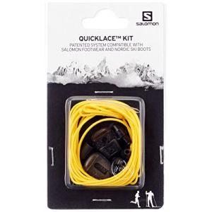 Image de Salomon Unisexe QUICKLACE KIT, Lacets, Jaune, L32667500