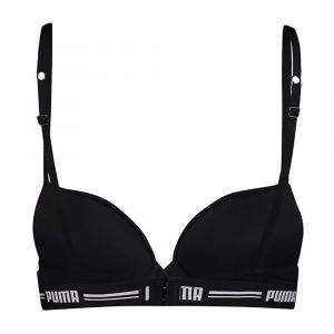 Puma Women's T-Shirt Bra (1 Pack) Soutien-Gorge, Black, 80C Femme