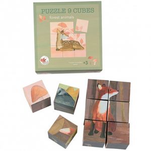 Egmont Toys Puzzle de cubes 9 pieces - La foret
