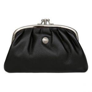 Hexagona Porte-monnaie Cuir COCONUTS Noir Yara