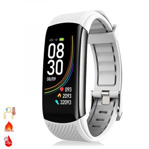 Dam Bracelet intelligent t118 avec mesure de la temp&eacute;rature corporelle.