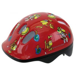 Ventura Casque enfant Grenouilles Rouge 48-52 cm