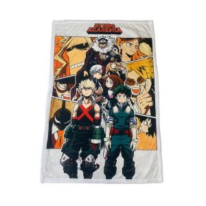 Homadict Plaid Sherpa 100X150 cm My Hero Academia Midoriya&All Might