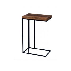 Image de Ixia Table d'appoint bois/métal LENTA