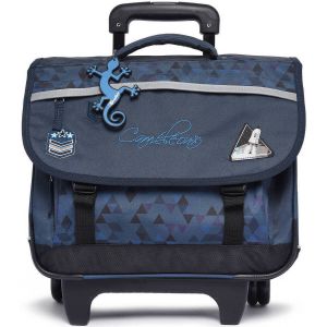 Image de Cameleon Cartable Cartable &agrave; roulettes enfant ACTUAL 71C-BAS-CR38 - Couleur Unique - Taille Bleu