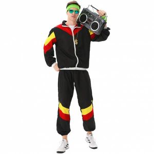 MAASKANTJE "Gärry" Rétro années 90 Survêtement Costume noir