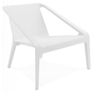 Fauteuil de Jardin "Hyppe" 74cm Blanc "