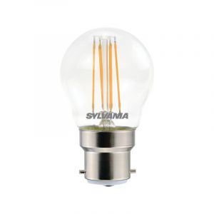 Sylvania Ampoule LED Retro Sphérique ToLEDo Satinée B22 4,5W 470lm - Blanc chaud 827