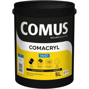 Comus Comacryl mat 5L - Peinture de finition mat blanc
