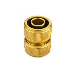 Suan Raccord r&eacute;parateur pour tuyau d'arrosage En laiton Dimension : 19 mm Dor&eacute;