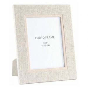 DKD Home Decor Cadre photo en lin traditionnel (19 x 2 x 24 cm) (Référence : S3021551)