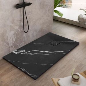 R&eacute;a Receveur de douche magnum carrara black 90x120