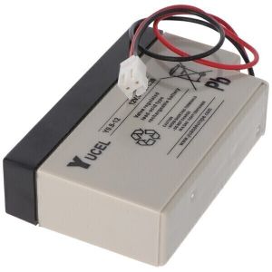 Yuasa Batterie au plomb Yucel Y0.8-12 AGM, batterie 12V 0.8Ah avec connecteur JST