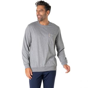 Eminence Pyjama long homme coton issu de l'agriculture biologique multicolore