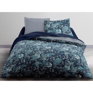 Today Parure de couette Microfibre 100% Polyester CRAZY CASHEMIRE 220x240 cm - 1 housse de couette et 2 taies d'oreiller