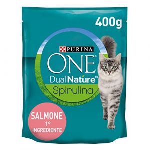 Image de Purina Dualnature Croquettes Chat Adult Riche en Saumon et avec spiruline Naturelle 8 pièces 12351703