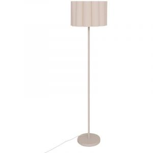 Atmosphera Lampadaire droit secteur Rona beige H150cm cr&eacute;ateur d'int&eacute;rieur