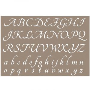 Image de Artémio Pochoir Home Deco Alphabet - A4 (21 x 29,7 cm)