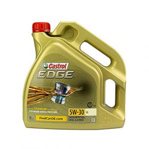 Castrol EDGE Huile Moteur 5W-30 LL, 4 Litre, Or