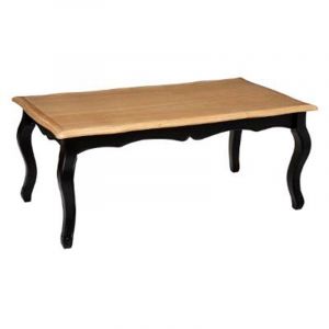 Table B e Design "Chrysa" 110cm Noir & Naturel Prix