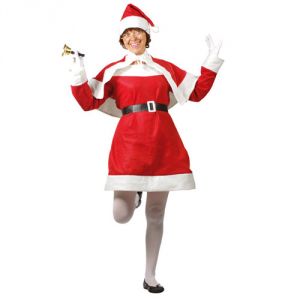RE12054 - Costume adulte Mère Noël feutrine