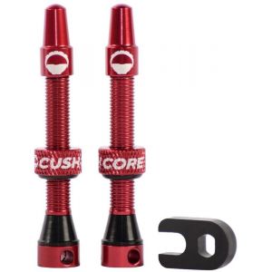 Image de CushCore Tubeless Presta Valve Set, Red