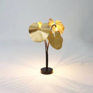 Lampe Controversia 4x4W COB LED Or Noir - Laiton Or Doré