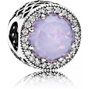 Pandora Charm Coeurs Lumineux Rose Opalescent Ajour