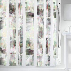 Spirella Rideau de douche Polyester ANALOG 180x200cm Multicolor - Multicolor
