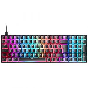 Image de Marsgaming Mars Gaming MKULTRA, Clavier Mécanique Noir RGB, Compact 96%, Switch Outemu SQ Bleu, Espagnol -US