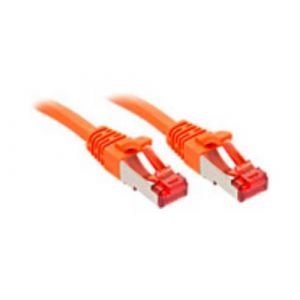 Image de Lindy 47812 RJ45 Câble réseau, câble patch CAT 6 S/FTP 7.50 m orange 1 pc(s)