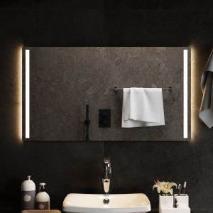 VidaXL Miroir de salle de bain à LED 90x50 cm - N/A