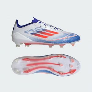 Adidas F50 Pro Fg Advancement - Blanc/rouge/bleu - ['Herbe Naturelle (Fg)'], pointure 46 - ['Blanc'] - Taille 46